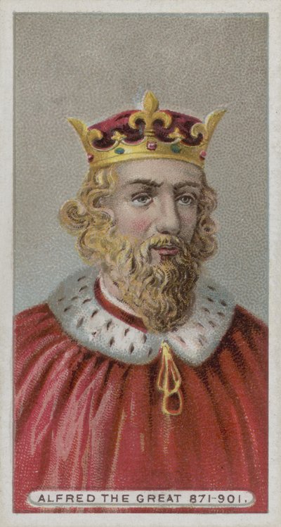 Koning Alfred de Grote door English School