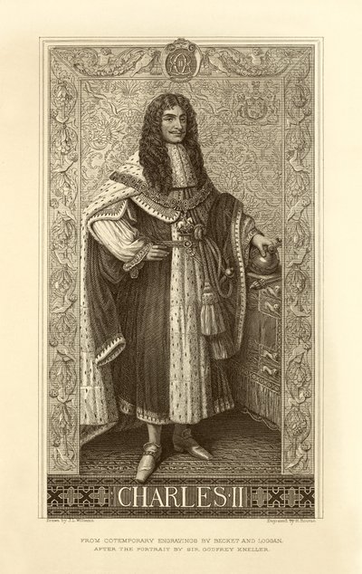 Koning Charles II door English School