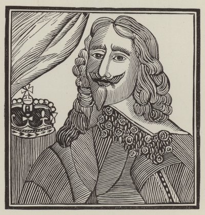 Koning Karel I, martelaar door English School