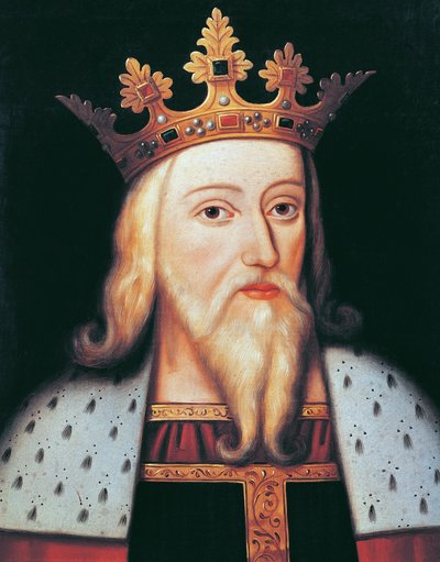 Koning Edward III door English School