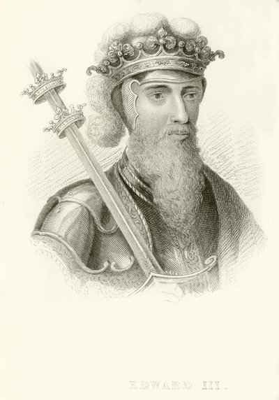 Koning Edward III door English School