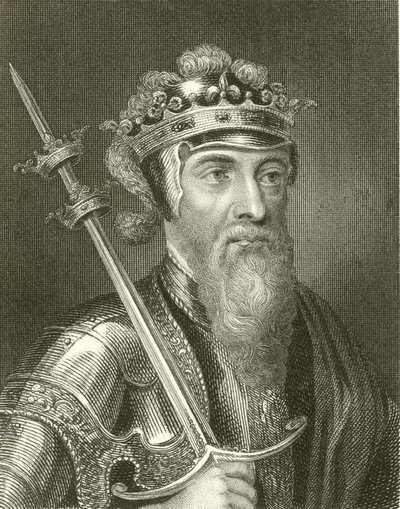 Koning Edward III door English School