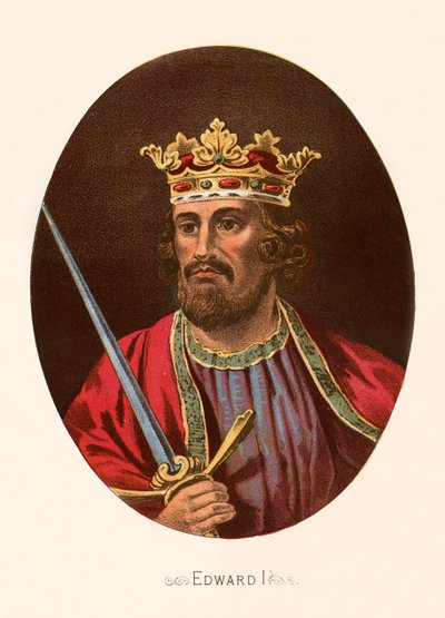 Koning Edward I door English School
