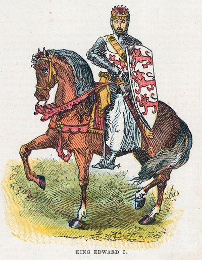 Koning Edward I door English School