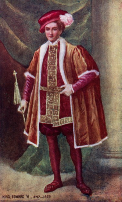 Koning Eduard VI door English School