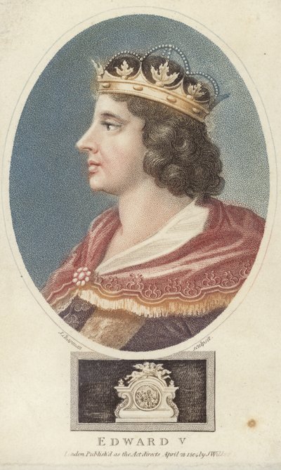 Koning Edward V van Engeland door English School