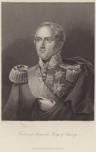 Koning Frederik Augustus I van Saksen door English School