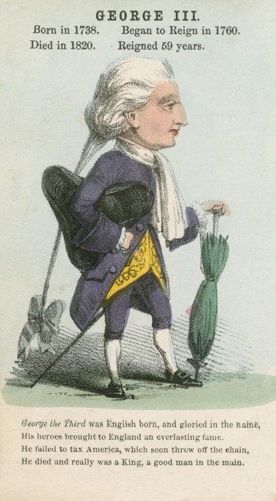 Koning George III door English School