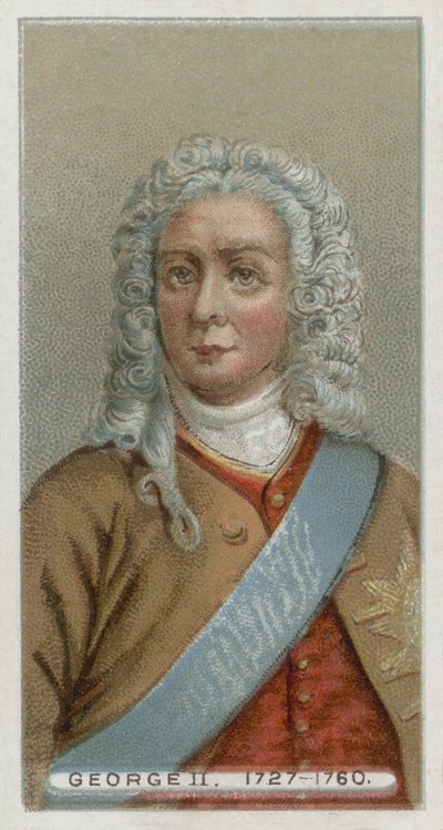 Koning George II door English School