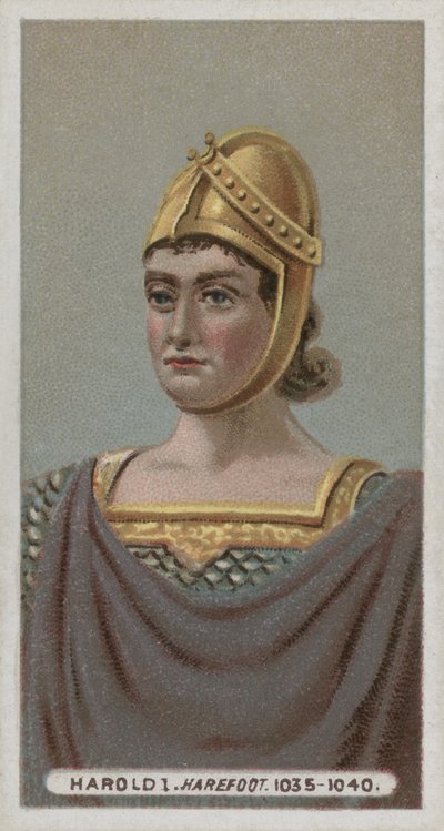 Koning Harold I, Harefoot door English School