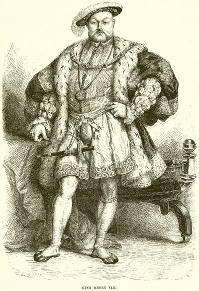 Koning Hendrik VIII door English School