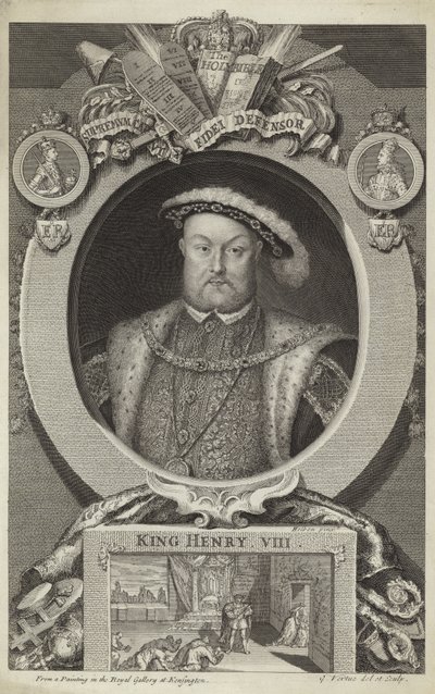 Koning Hendrik VIII van Engeland door English School