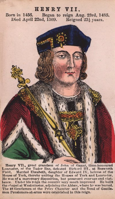 Koning Hendrik VII door English School