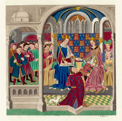 Koning Hendrik VI en zijn hof door English School