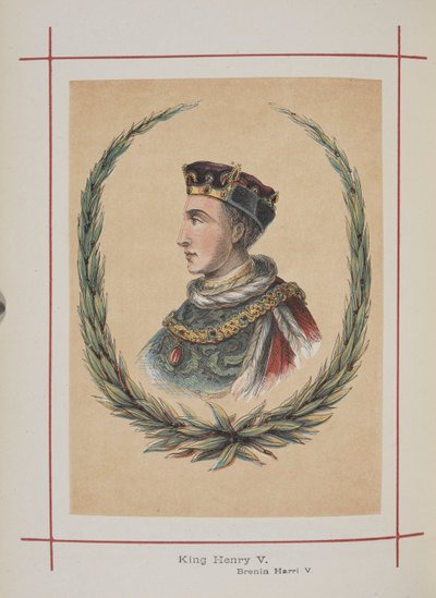 Koning Hendrik V, illustratie uit 