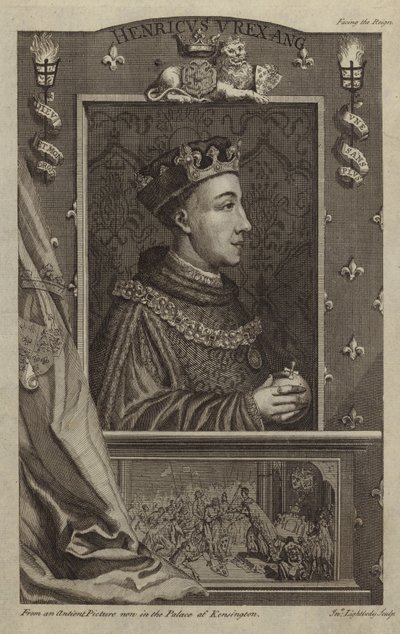 Koning Hendrik V van Engeland door English School