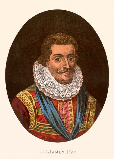 Koning James I door English School