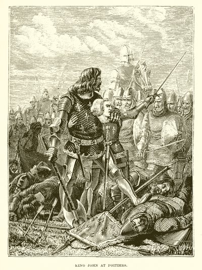 Koning Jan bij Poitiers door English School
