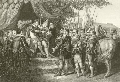 Koning Jan bekrachtigt Magna Charta door English School