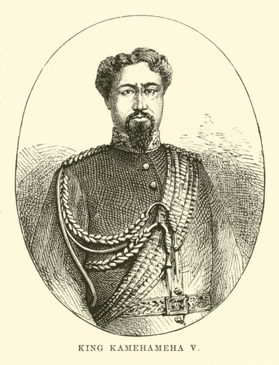 Koning Kamehameha V door English School