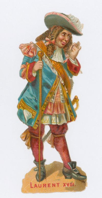 Koning Laurent XVIII door English School