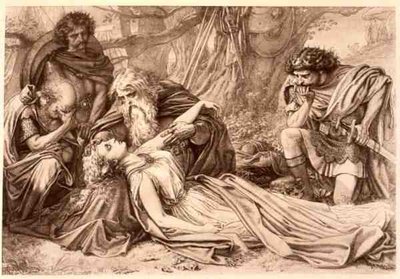 Koning Lear, Act 5 Scene 3, door William Shakespeare door English School