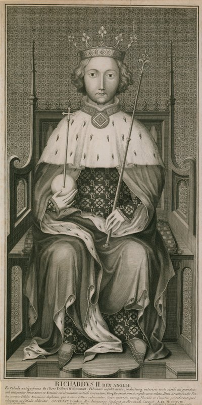 Koning Richard II, Westminster Abbey, Londen door English School