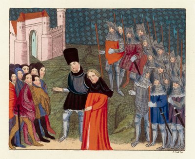 Koning Richard II naar Londen gebracht door English School