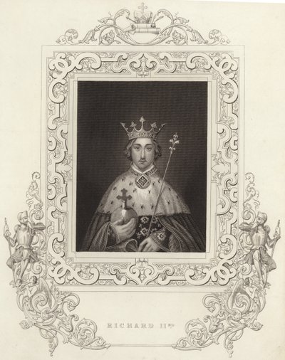 Koning Richard II van Engeland door English School