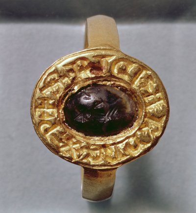 Ring van Koning Richard (goud en edelsteen) door English School