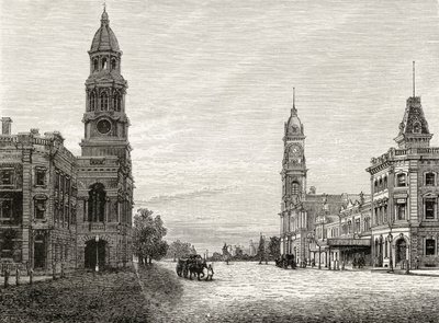 King William Street, Adelaide, c.1880, uit 