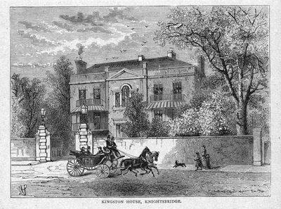 Kingston House, Knightsbridge door English School