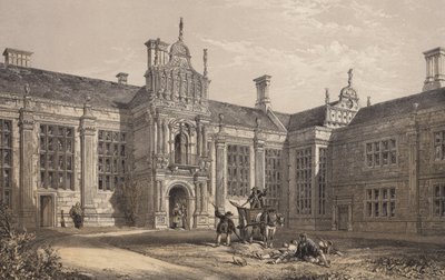 Kirby Hall, Northamptonshire door English School
