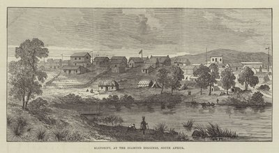 Klipdrift, bij de diamantmijnen, Zuid-Afrika door English School
