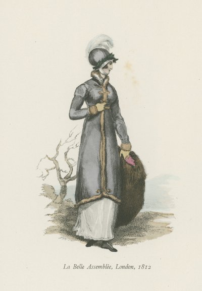 La Belle Assemblee, Londen, 1812 door English School