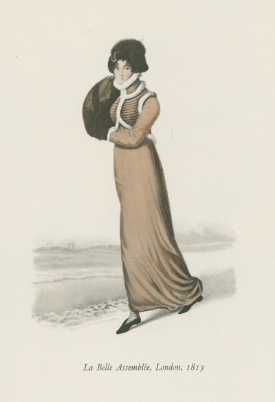 La Belle Assemblee, Londen, 1813 door English School