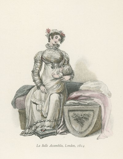 La Belle Assemblee, Londen, 1814 door English School