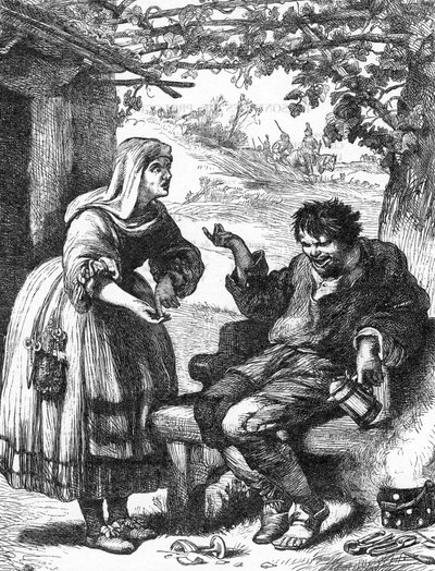 De getemde feeks (The Taming of the Shrew) - Illustratie in 