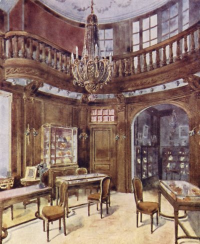 Lacloche Frères, Londense showrooms, Bond Street door English School