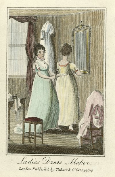 Dameskleermaker, uitgegeven 1804 door English School