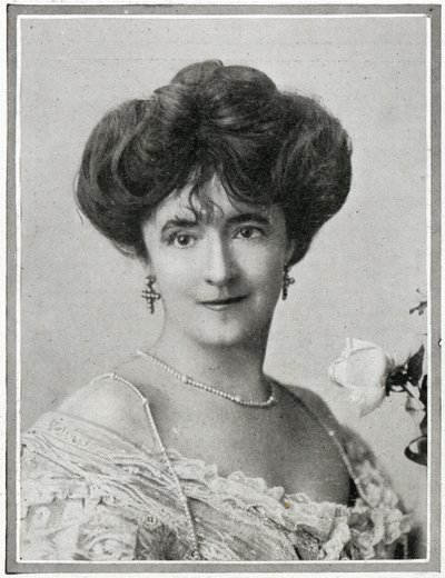 Lady Duff Gordon, detail van Passagiers op de RMS Titanic, uit 