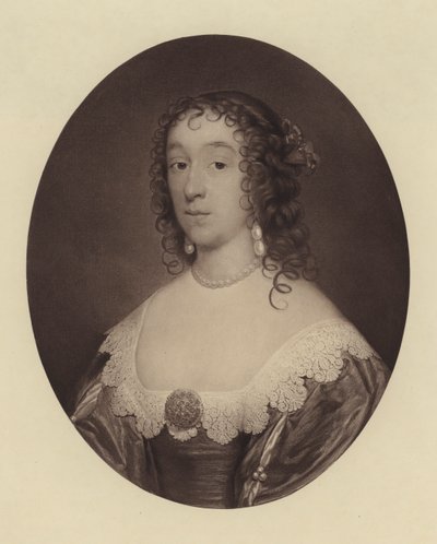 Lady Fauconberg (Mary Cromwell), derde dochter van Oliver Cromwell door English School