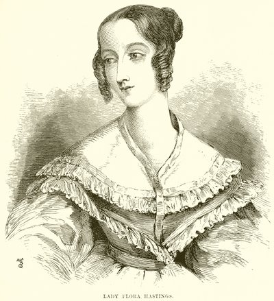 Lady Flora Hastings door English School