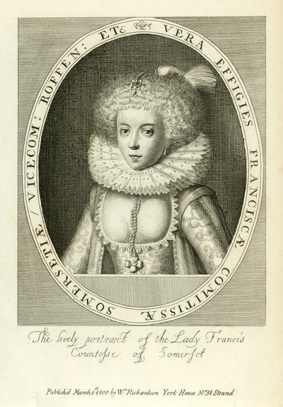 Lady Francis, Gravin van Somerset door English School
