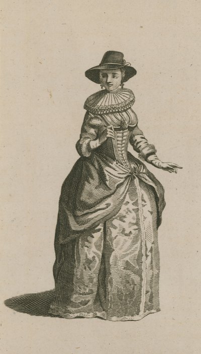 Burgemeestersvrouw van Londen in het jaar 1640 door English School