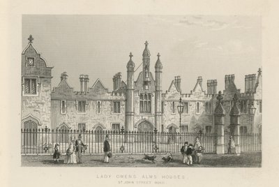 Lady Owens armenhuizen op St John Street Road door English School