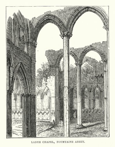 Ladye Kapel, Fountains Abbey door English School