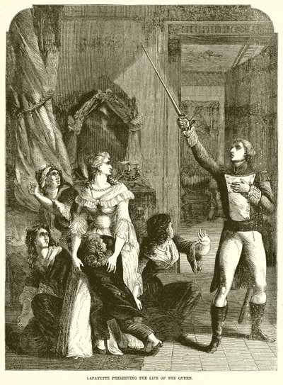 Lafayette redt het leven van de koningin door English School