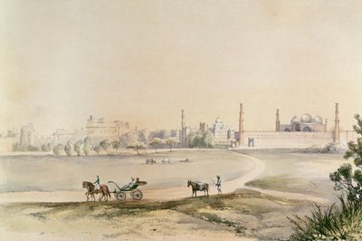 Lahore vanaf de oude renbaan, uit 