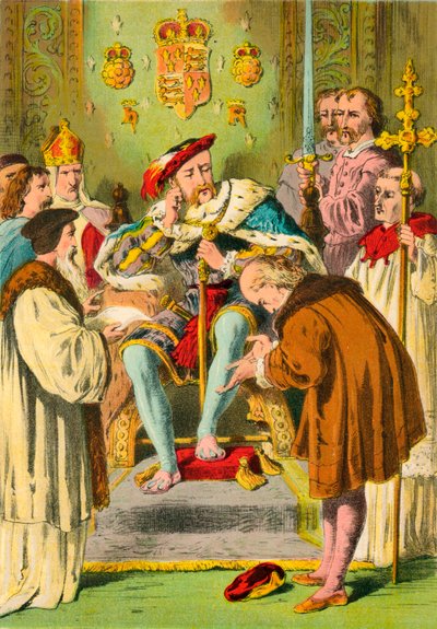 Lambert voor Hendrik VIII door English School